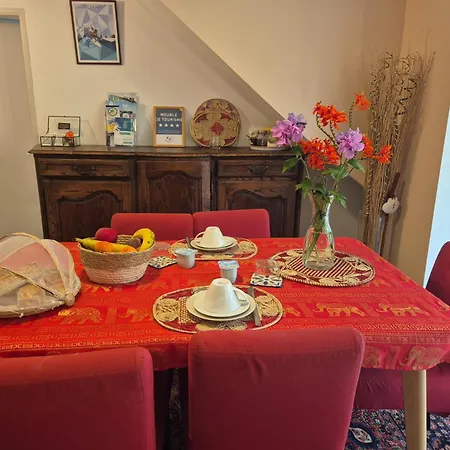 Double Avec Salle De Bain Privative Rum i privatbostad Hendaye